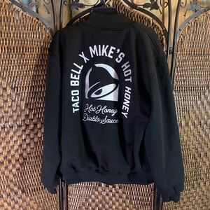 Mike’s Hot Honey + Taco Bell Limited Edition Black Jacket Size L